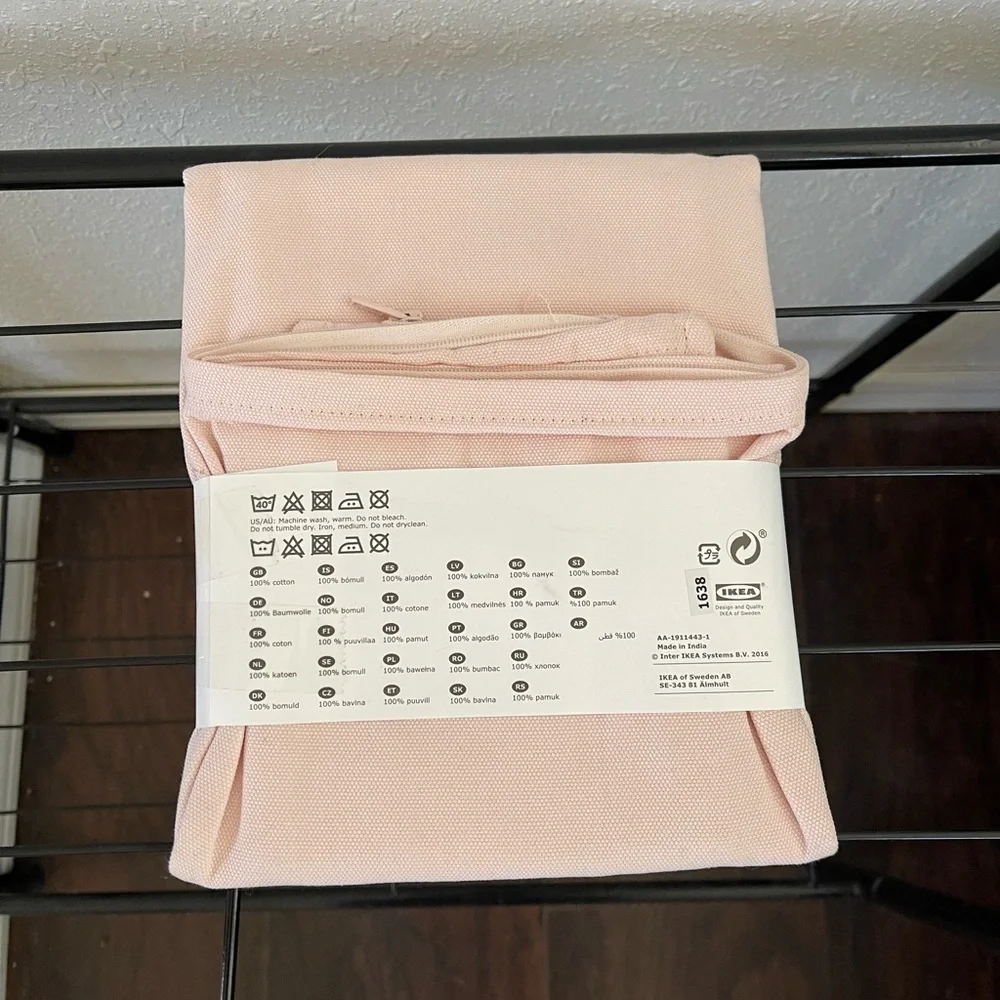 Gurli Pillowcase Soft Pink IKEA New